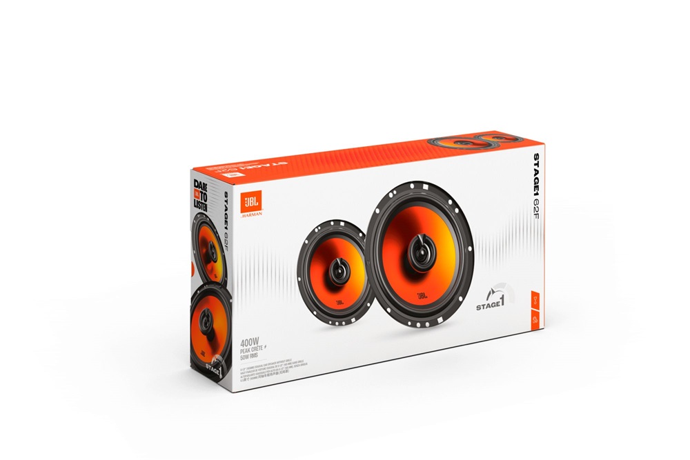 JBL STAGE 162F 16,5 cm-es 2 utas autó hangszóró pár rács nélkül
