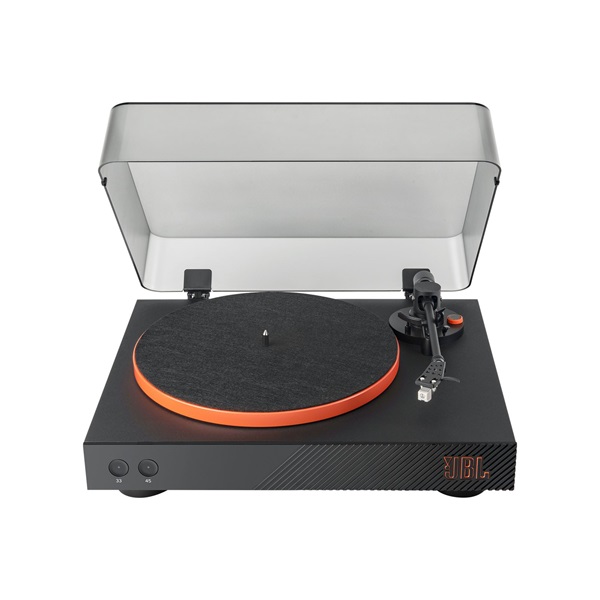 JBL Spinner fekete Bluetooth/bakelit lemezjátszó