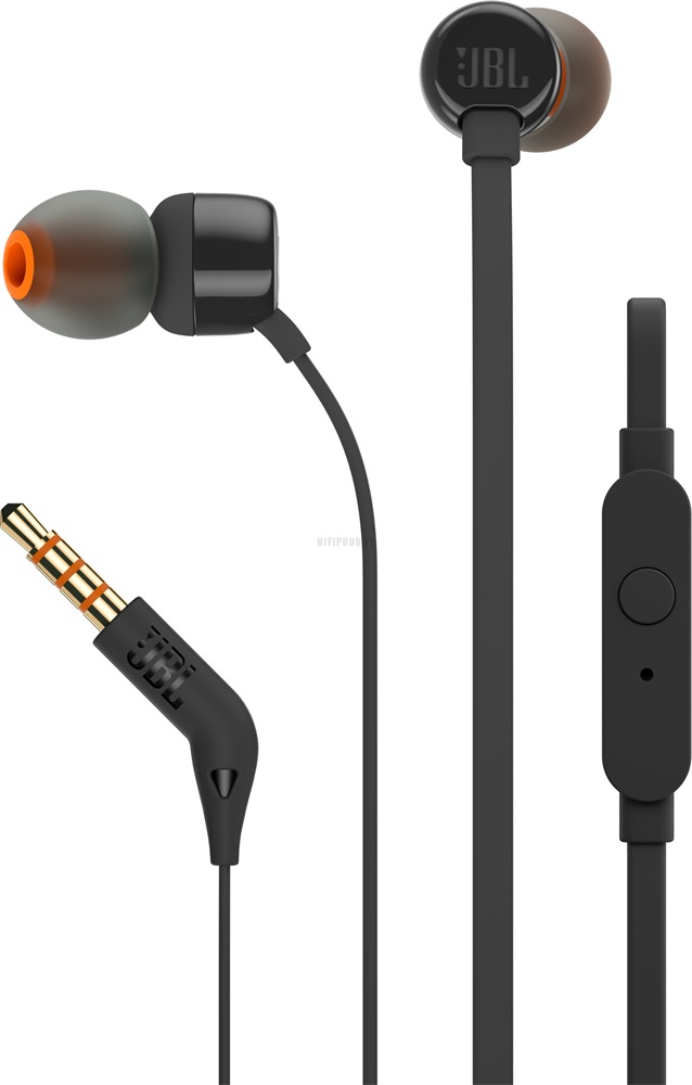 JBL T110BLK fekete fülhallgató
