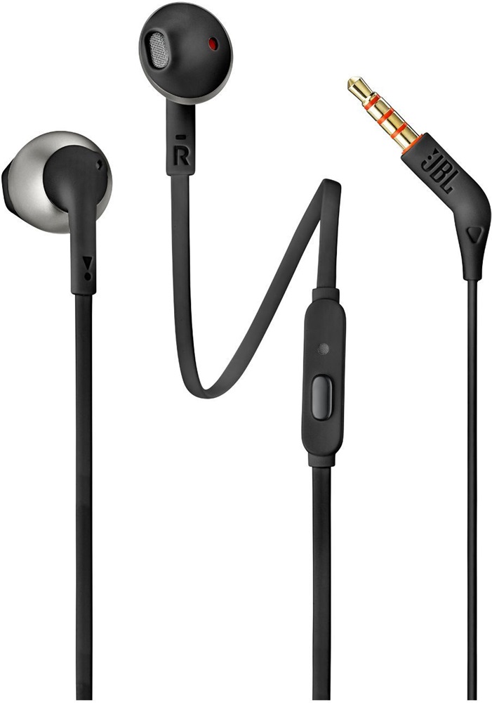 JBL T205BLK mikrofonos fekete fülhallgató