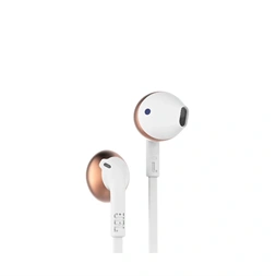 JBL T205CGD mikrofonos pezsgőarany-fehér fülhallgató