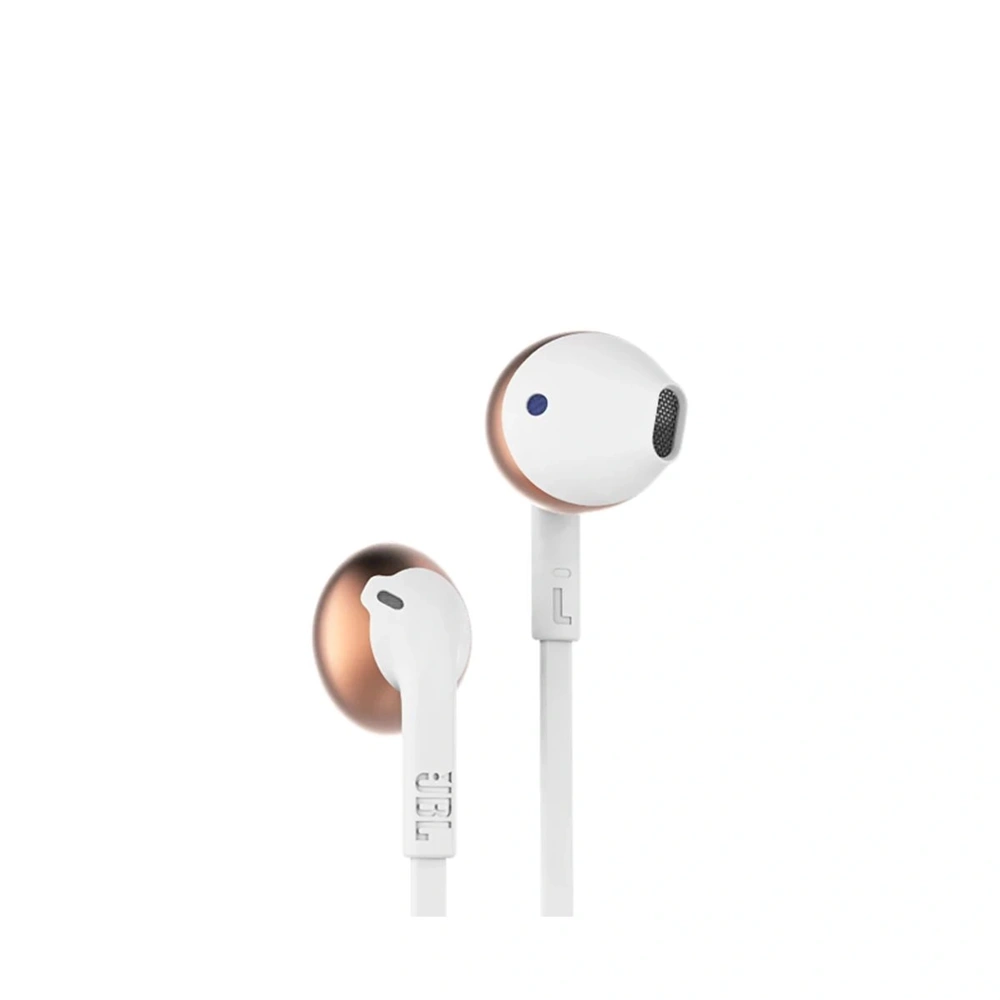 JBL T205CGD mikrofonos pezsgőarany-fehér fülhallgató