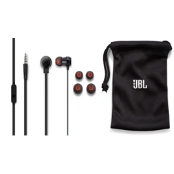 JBL T210BLKE fekete mikrofonos fülhallgató