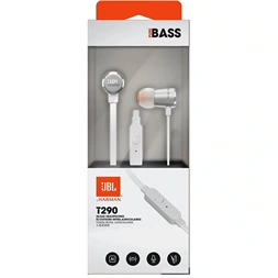 JBL T290SILE ezüst mikrofonos fülhallgató