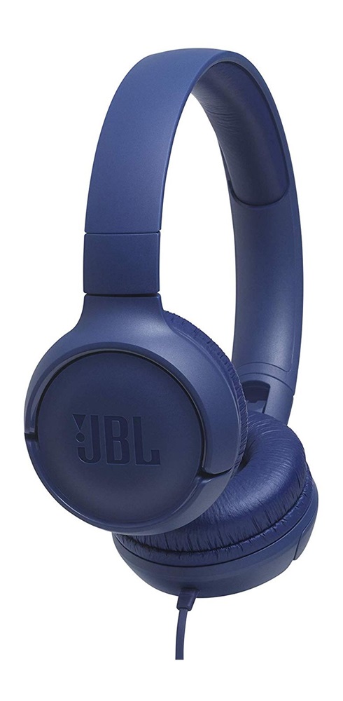 JBL T500BLU mikrofonos kék fejhallgató