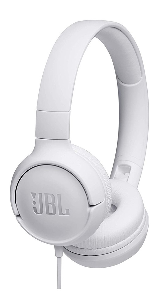 JBL T500WHT mikrofonos fehér fejhallgató