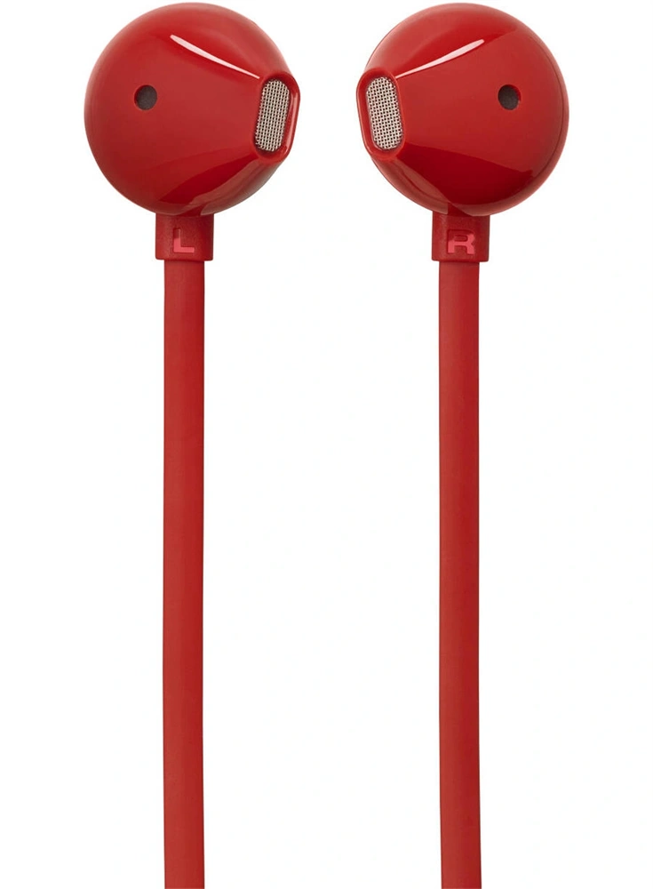 JBL T 305 C RED vezetékes USB C mikrofonos piros fülhallgató