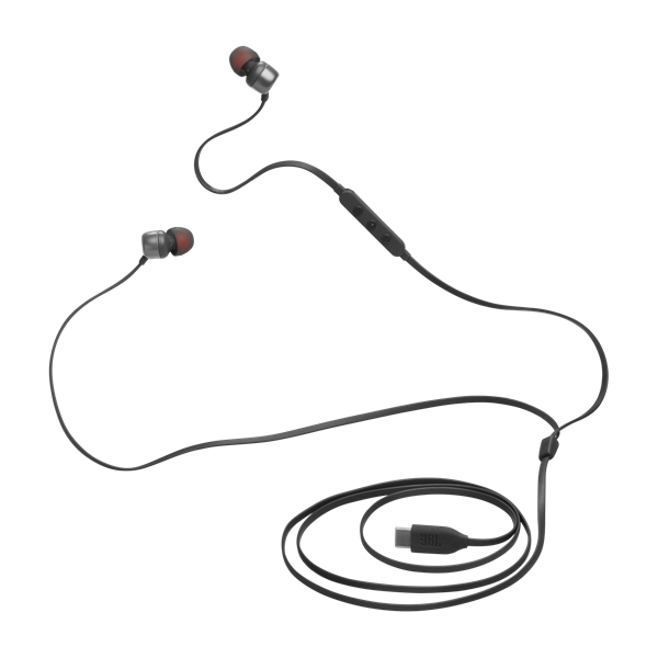 JBL T 310 C BLK vezetékes USB C mikrofonos fekete fülhallgató