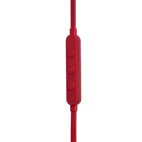 JBL T 310 C RED vezetékes USB C mikrofonos piros fülhallgató