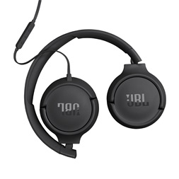 JBL Tune520C USB-C vezetékes mikrofonos fekete fejhallgató