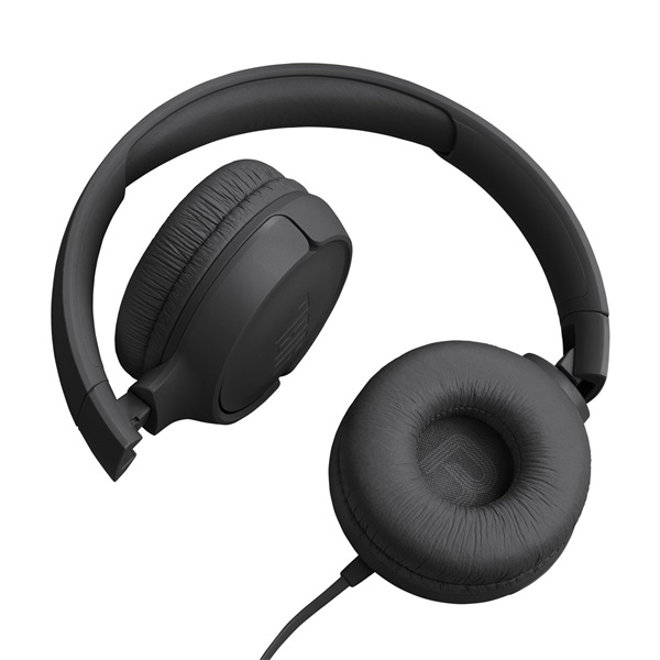 JBL Tune520C USB-C vezetékes mikrofonos fekete fejhallgató