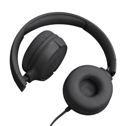 JBL Tune520C USB-C vezetékes mikrofonos fekete fejhallgató