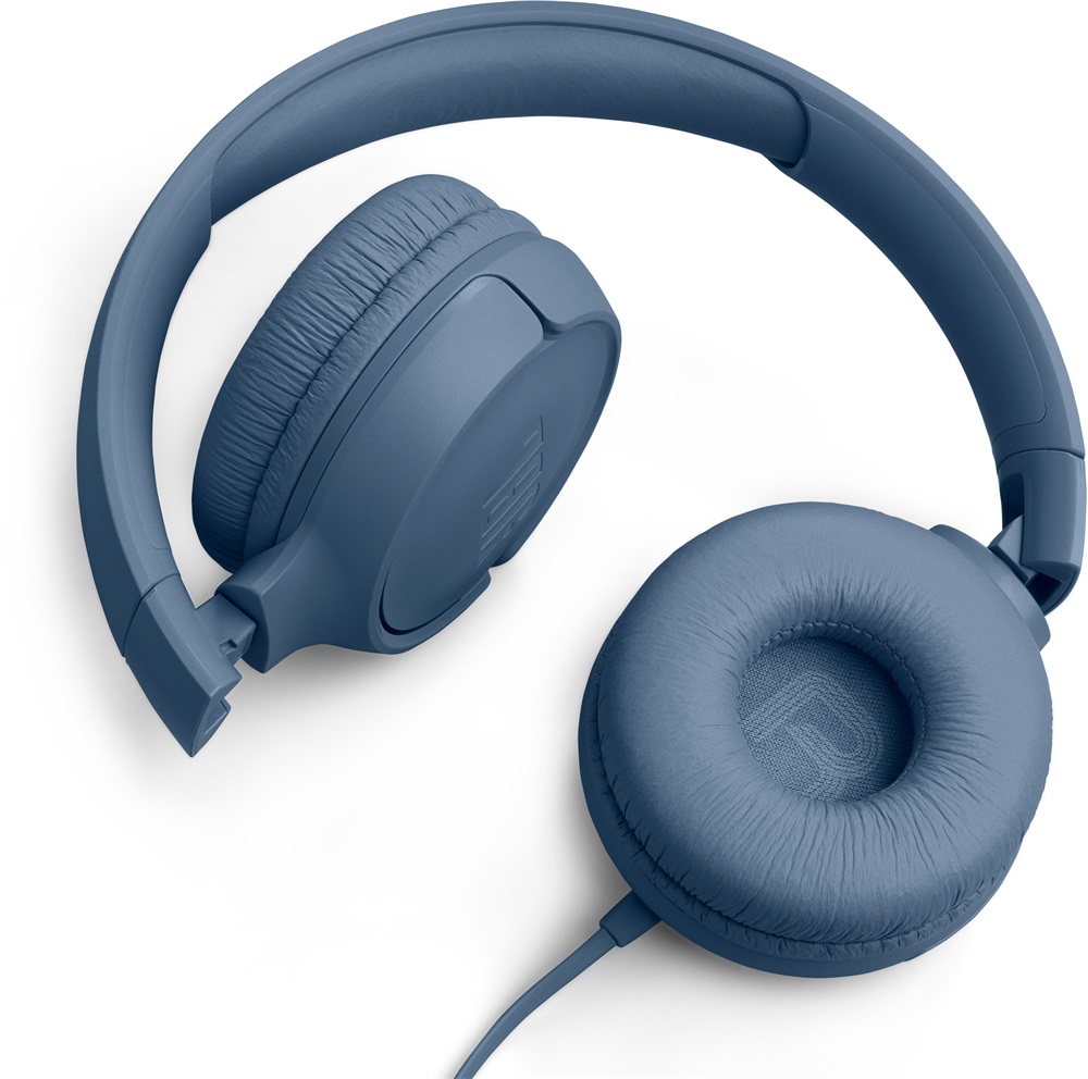 JBL Tune520C USB-C vezetékes mikrofonos kék fejhallgató