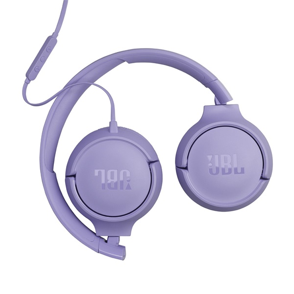 JBL Tune520C USB-C vezetékes mikrofonos lila fejhallgató