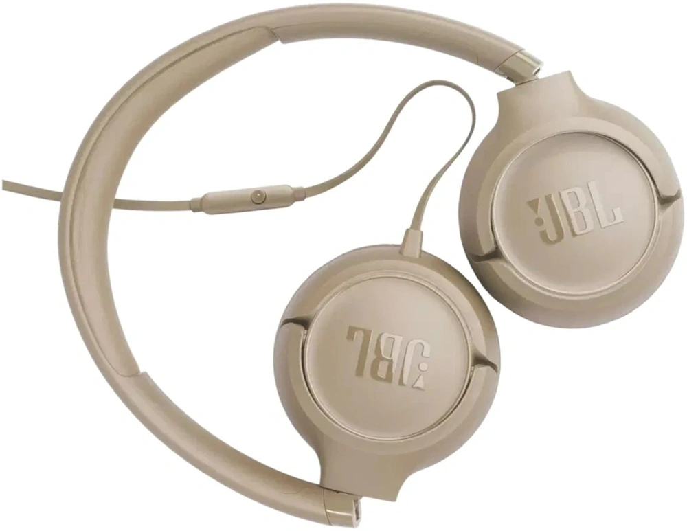 JBL Tune 530 USB-C vezetékes bézs fejhallgató