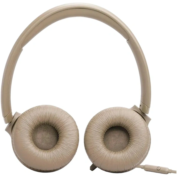 JBL Tune 530 USB-C vezetékes bézs fejhallgató