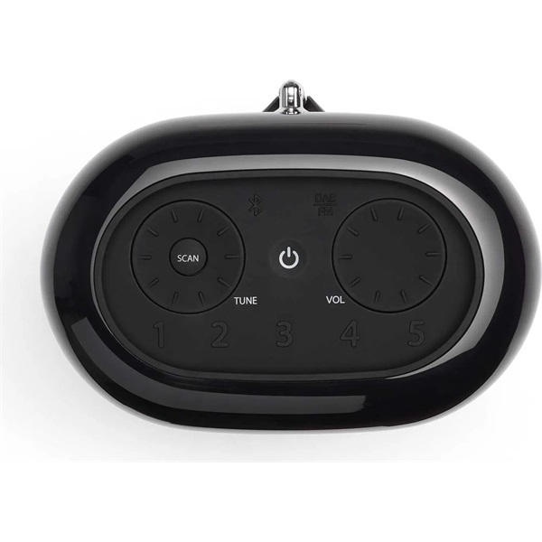 JBL TunerXL fekete hordozható Bluetooth FM/DAB rádiós hangszóró (tápadapter nem tartozék)