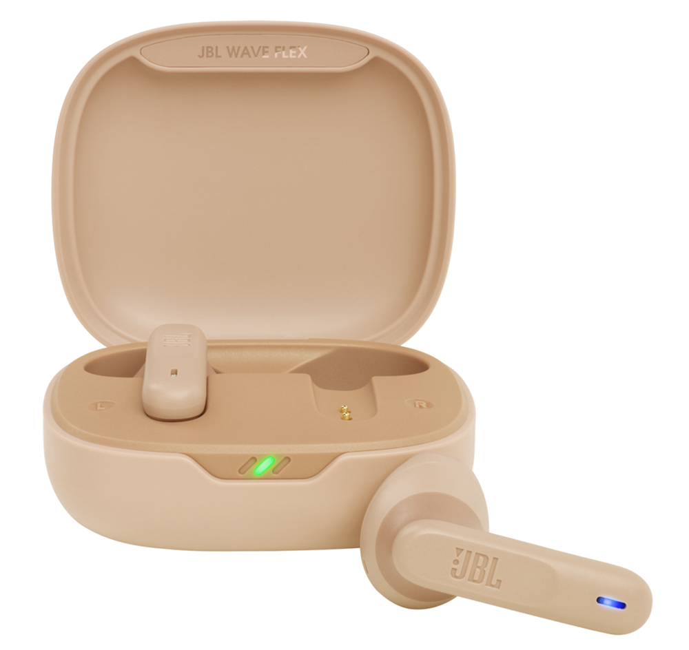 JBL Wave Flex BEG True Wireless Bluetooth bézs fülhallgató