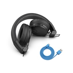 JLab Studio vezeték nélküli fekete Bluetooth fejhallgató