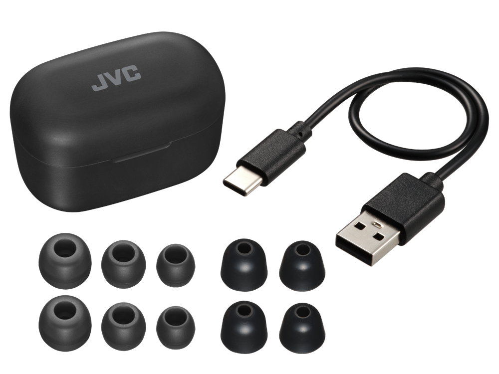 JVC HA-A25T-B ANC True Wireless Bluetooth fekete fülhallgató