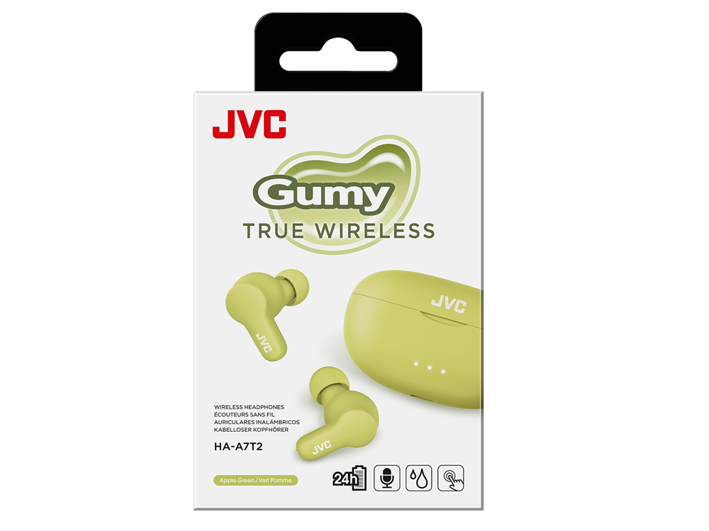 JVC HA-A7T2-G True Wireless Bluetooth zöld fülhallgató