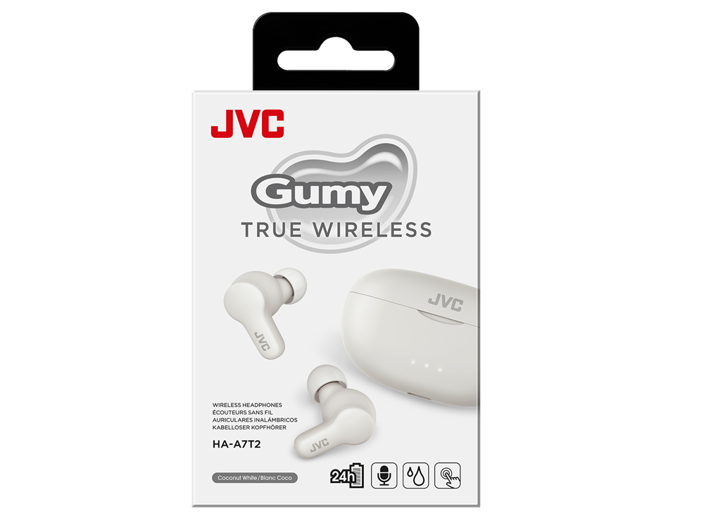JVC HA-A7T2-W True Wireless Bluetooth fehér fülhallgató