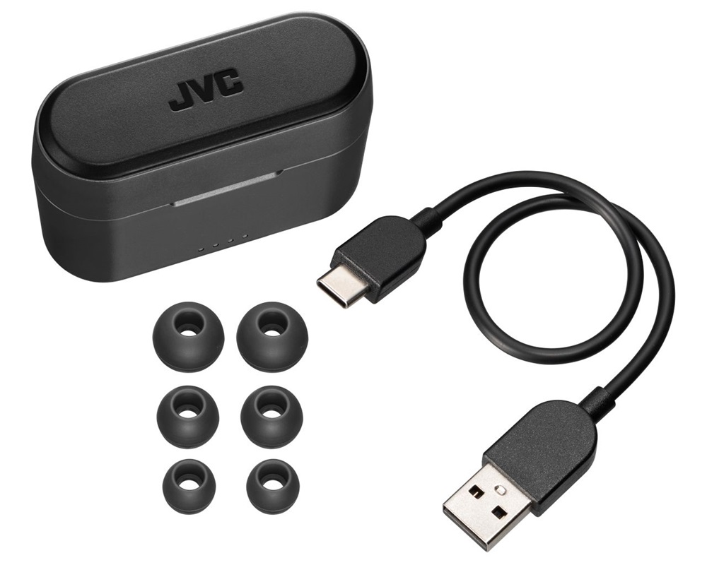 JVC HA-A9TB True Wireless Bluetooth fekete fülhallgató