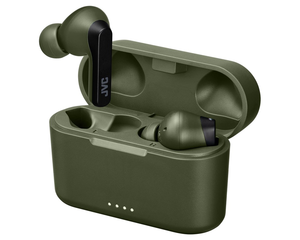 JVC HA-A9TG True Wireless Bluetooth military zöld fülhallgató