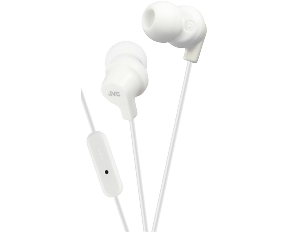 JVC HA-FR15W mikrofonos jack fehér fülhallgató