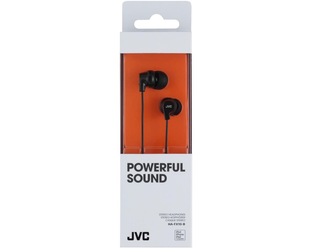 JVC HA-FX10-B fekete fülhallgató