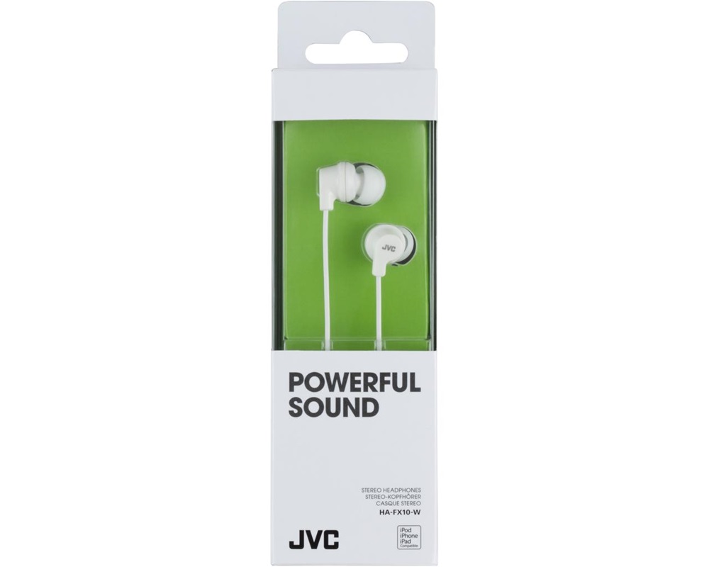JVC HA-FX10-W fehér fülhallgató