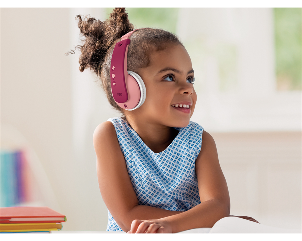 JVC HA-KD10W-P Bluetooth pink gyerek fejhallgató