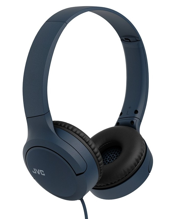 JVC HA-S33UC-A USB-C vezetékes kék mikrofonos fejhallgató