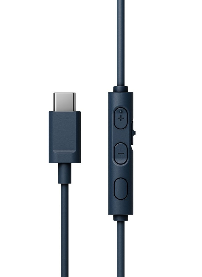 JVC HA-S33UC-A USB-C vezetékes kék mikrofonos fejhallgató