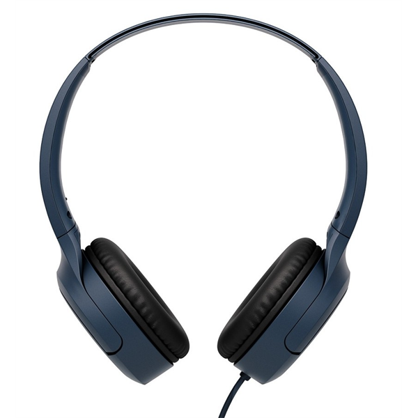 JVC HA-S33UC-A USB-C vezetékes kék mikrofonos fejhallgató