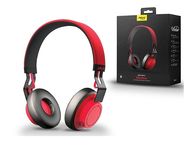 Jabra JB-090 Move Bluetooth piros fejhallgató