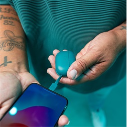 Jlab Go Pop ANC True Wireless Bluetooth pávakék fülhallgató