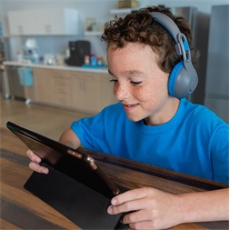 Jlab JBuddies Studio 2 Kids kék-szürke vezeték nélküli gyerek fejhallgató