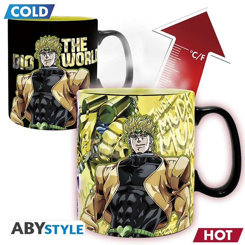 JoJo`s Bizarre Adventure "Jotaro & Dio" 460ml hőre változó bögre