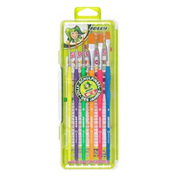 Jolly Neon 6 darabos ergonómikus fogós ecsetkészlet