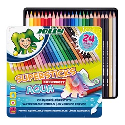 Jolly Superstick Kinderfest Aqua 24 darabos színesceruza készlet