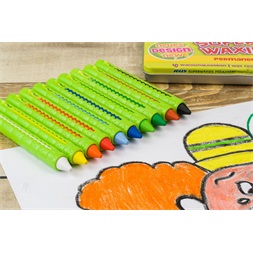 Jolly Superwaxies Classic 10 darabos zsírkréta készlet