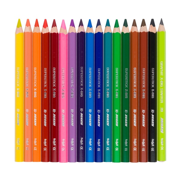 Jolly X-Big extra vastag 15+1 darabos színesceruza készlet