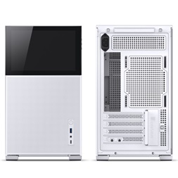 Jonsbo D31 MESH kijelzős mATX edzett üveg fehér ház