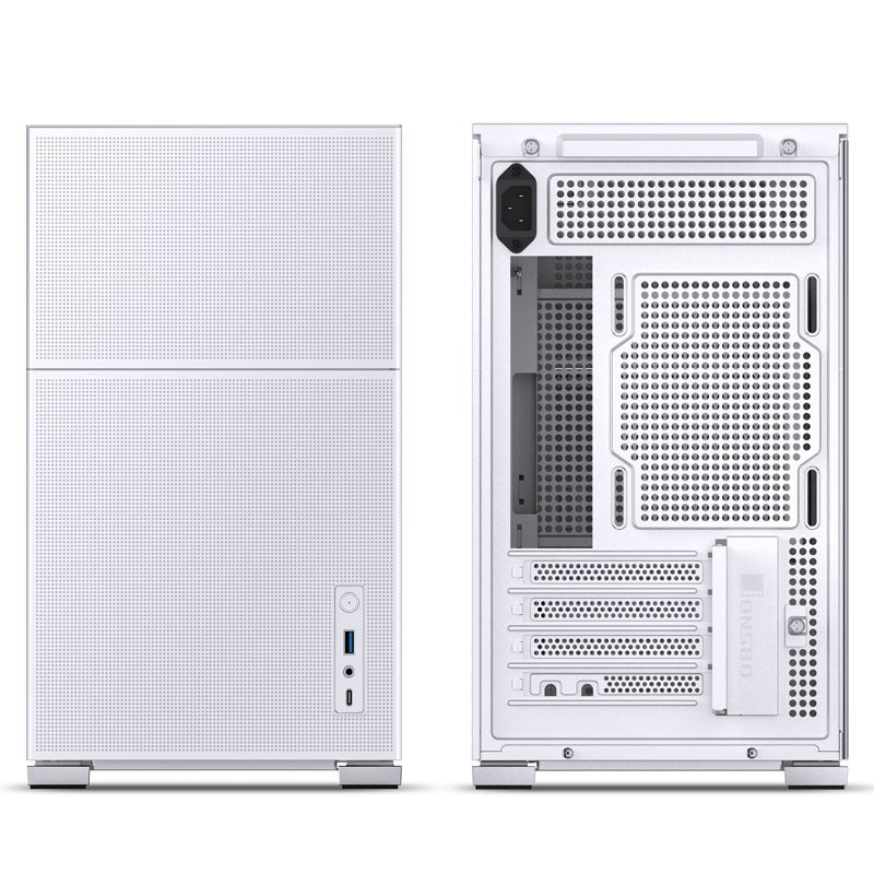 Jonsbo D31 MESH mATX edzett üveg fehér ház
