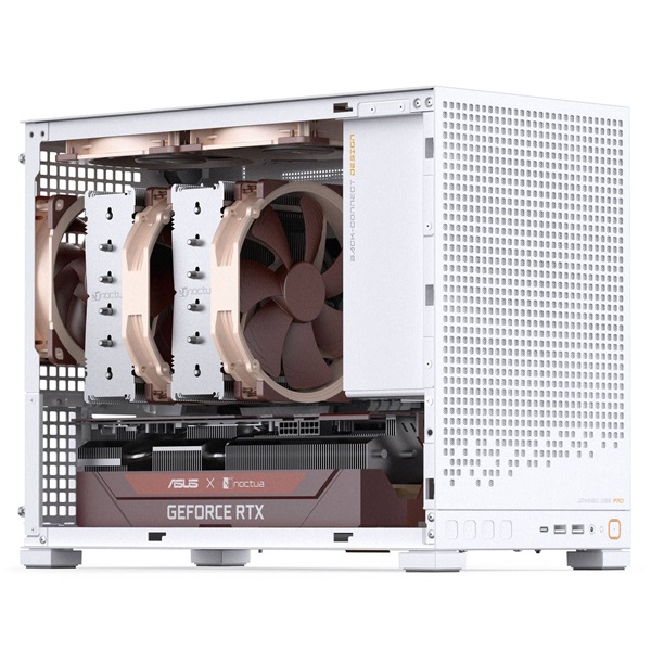 Jonsbo D32 PRO Mesh mATX fehér ház