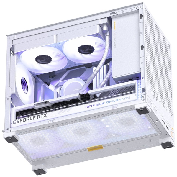 Jonsbo D32 PRO Mesh mATX fehér ház