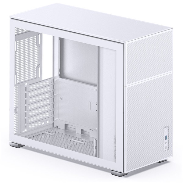 Jonsbo D41 Mesh ATX edzett üveg fehér ház