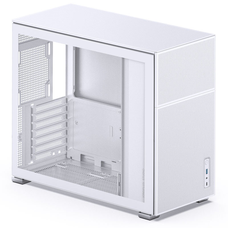 Jonsbo D41 Mesh ATX edzett üveg fehér ház