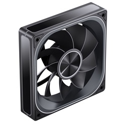 Jonsbo ZA-120 120mm PWM ARGB (fordított légáram) fekete ventilátor